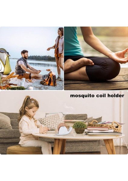 Taşınabilir Uçan Disk Tütsü Tutucu Salyangoz Tütsü Sahibi Dikey Tütsü Brülörü Kamp Tütsü Tutucu Siyah (Yurt Dışından) fiyatları