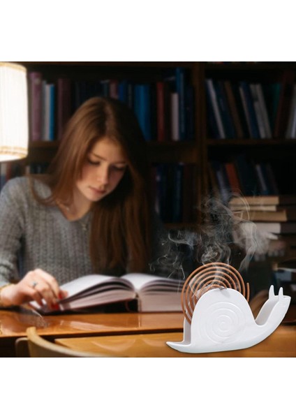 Taşınabilir Uçan Disk Tütsü Tutucu Salyangoz Tütsü Sahibi Dikey Tütsü Brülörü Kamp Tütsü Tutucu Siyah (Yurt Dışından) indirimleri