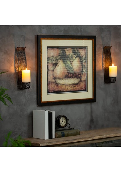 4x Raf Çözümü Duvar Sconce Mum Tutucu Duvar Monte Sütun Mumları Oda Dekorasyon Mum Standı Için Tutucular (Yurt Dışından) modelleri