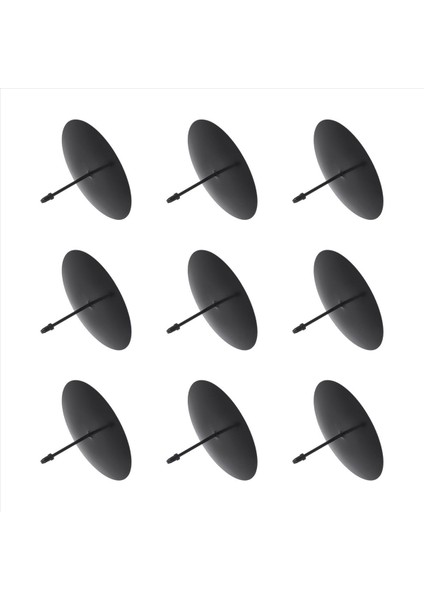 Çelenk Mum Tutucu 8 cm Advent Mum Tutucu Metal Mum Tutucusu Başak 8 Adet Siyah Olan Noel Mum Tabağı (Yurt Dışından) fiyatları