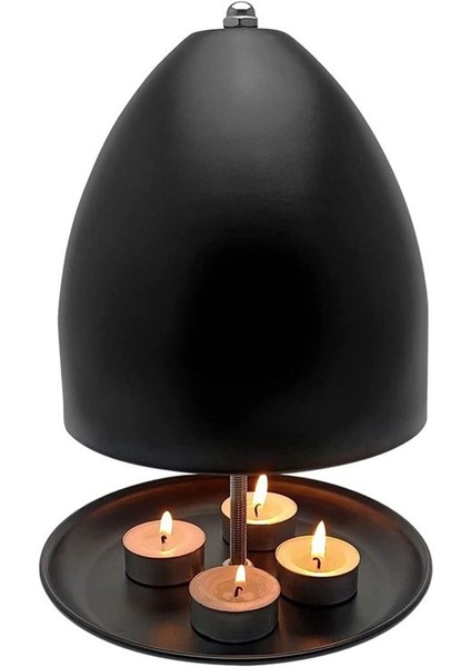 Isıtma Için Çay Işık Fırın Çay Işık Mum Isıtıcı Metal Siyah Çay Işık Mum Oda Isıtıcı Ev Ofis (Yurt Dışından) fiyatları