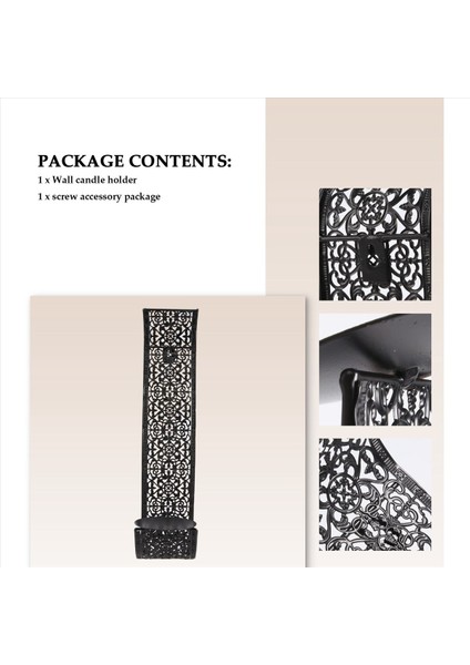 Raf Çözümü Duvar Sconce Mum Tutucu Duvar Monte Sütun Mumları Oda Dekorasyon Mum Standı Için Tutucular (Yurt Dışından) fırsatları