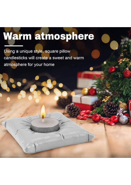 Mum Tutucu Yastık Şekli Reçine Mum Tutucular Mumlar Stant Dekorasyon Mücevher Depolama Tepsisi A (Yurt Dışından) fırsatları