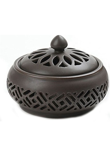 Küçük Gece Işık Tabağı Tütsü Brülör Sandal Ağacı Seramik Tütsü Brülör Odası Aromaterapi Fırın Dekorasyonu (Yurt Dışından)