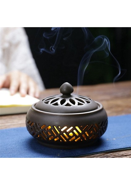 Küçük Gece Işık Tabağı Tütsü Brülör Sandal Ağacı Seramik Tütsü Brülör Odası Aromaterapi Fırın Dekorasyonu (Yurt Dışından) fiyatları