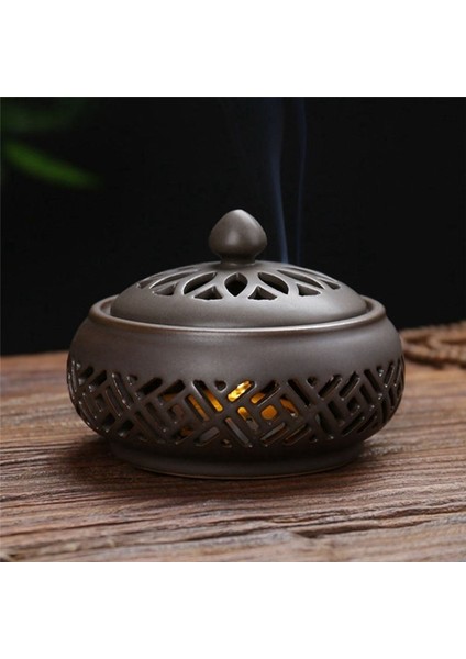 Küçük Gece Işık Tabağı Tütsü Brülör Sandal Ağacı Seramik Tütsü Brülör Odası Aromaterapi Fırın Dekorasyonu (Yurt Dışından) fırsatları