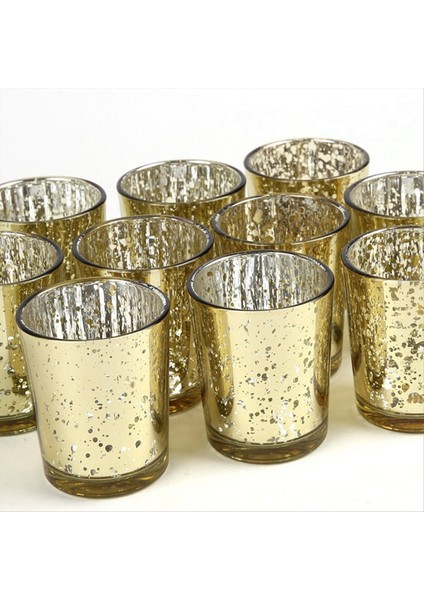 Elektrumanlı Cam Mum Tutucu Düğün Dekorasyonu Batı Yemek Dekorasyonu Avrupa Yıldız Mum Fincan Şamdan A (Yurt Dışından) modelleri