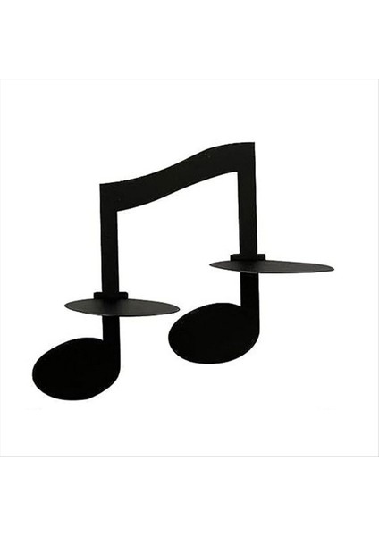 C-Candle Tutucu Duvara Monte Yaratıcı El Yapımı Metal Müzik Notu Anahtar Şekli Çay Işık Ekran Stand Ev Dekor (Yurt Dışından)