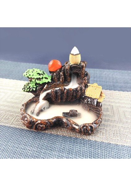 Reçine Şelale Backflow Tütsü Brülör Difüzör Süsleme Dekoratif Süs Ev Dekoru Oda Dekoru (Yurt Dışından) indirimleri