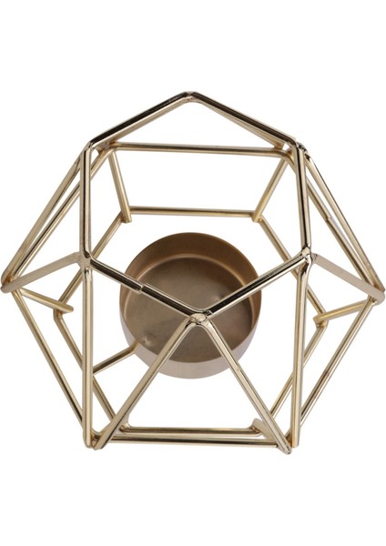 Oturma Odası ve Banyo Süslemeleri Için 6 Altın Geometrik Metal Tealight Mum Tutucu Seti (Yurt Dışından) indirimleri