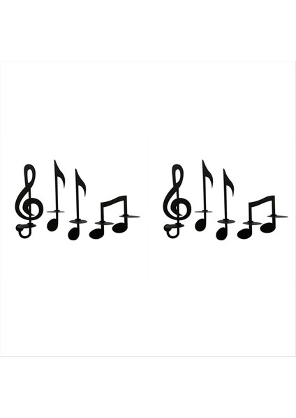 Müzik Not Duvar Sconce Metal Duvar Sconce Mum Tutucu Duvar Monte Çay Işık Mum Tutucular Müzikal Sembol Mum Tutucu (Yurt Dışından)