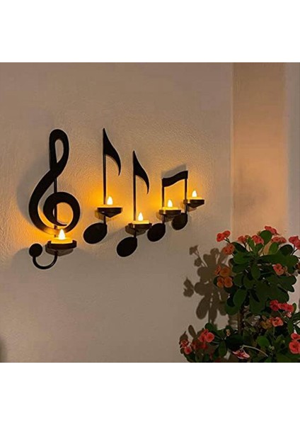 Müzik Not Duvar Sconce Metal Duvar Sconce Mum Tutucu Duvar Monte Çay Işık Mum Tutucular Müzikal Sembol Mum Tutucu (Yurt Dışından) fiyatları
