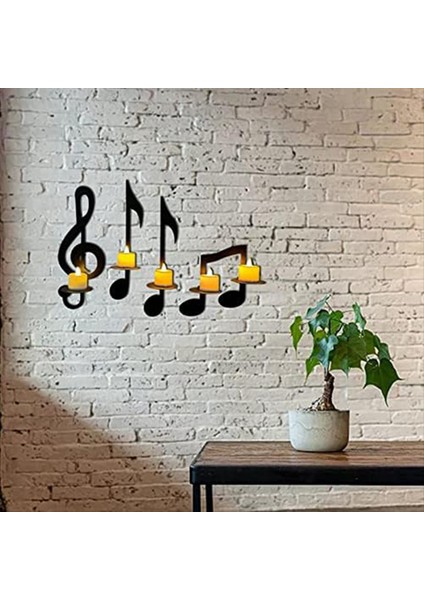 Müzik Not Duvar Sconce Metal Duvar Sconce Mum Tutucu Duvar Monte Çay Işık Mum Tutucular Müzikal Sembol Mum Tutucu (Yurt Dışından) indirimleri