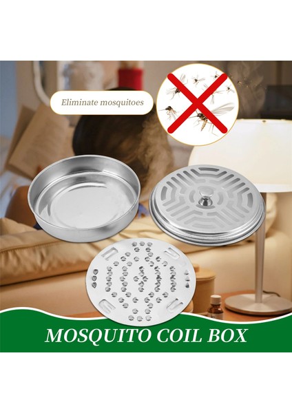 Sivrisinek Bobinleri Için Paslanmaz Çelik Tutucu Yanmaz Sivrisinek Spiral Konteyner Taşınabilir Metalik Sivrisinek Tutucusu (Yurt Dışından) fırsatları