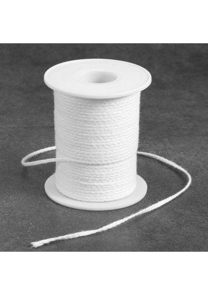 Mum Dıy Aletleri Seti 1 Rulo 200FT/61M Pamuklu Mum Fitil Çekirdek 100 Adet Mum Fitil Sürdürücü Mum Yapma Kiti (Yurt Dışından) fiyatları