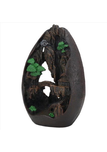 Yüce Dağlar ve Akan Su Geri Akışı Tütsü Brülör Duman Şelale Tütsü Çubukları Tutucu 20 Adet Tütsü Konileri (Yurt Dışından) modelleri