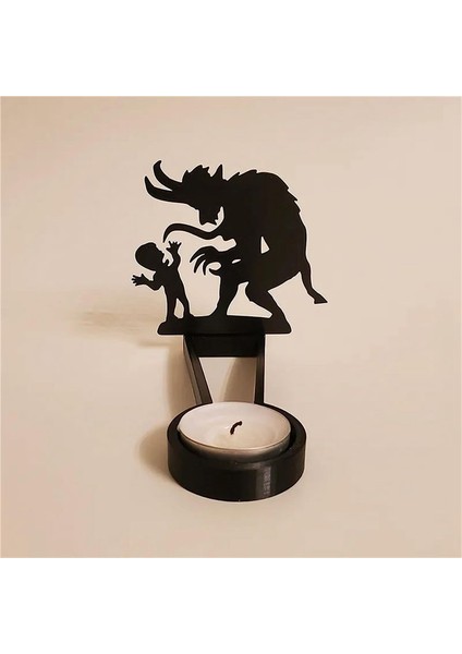 Komik Gölge Mum Tutucular Cadılar Bayramı Ev Dekoru Centerpiece Candleperial Master Dekoratif Mum Stands-A (Yurt Dışından) fırsatları