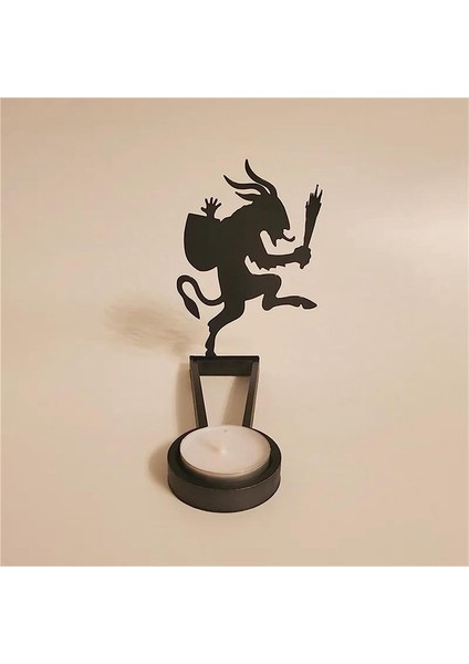 Komik Gölge Mum Tutucular Cadılar Bayramı Ev Dekoru Centerpiece Candleperial Master Dekoratif Mum Stands-A (Yurt Dışından) indirimleri