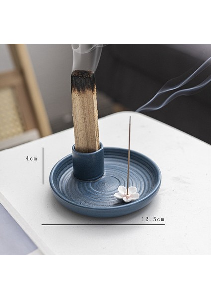 Turuncu Icense Tutucu Seramik Tütsü Tutucu Koku Ahşap Stand Basit Modern Terracotta Tütsü Brülör Adaçayı Tutucu (Yurt Dışından) fiyatları