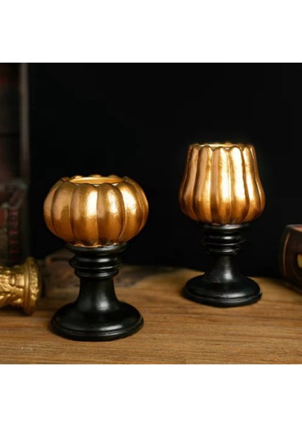 Cadılar Bayramı Dekorasyon Kabak Mum Tutucu Süs Masaüstü Dekorasyon Mum Tutucu Reçine Mum Tutucu Süsleme Tur (Yurt Dışından) fiyatları