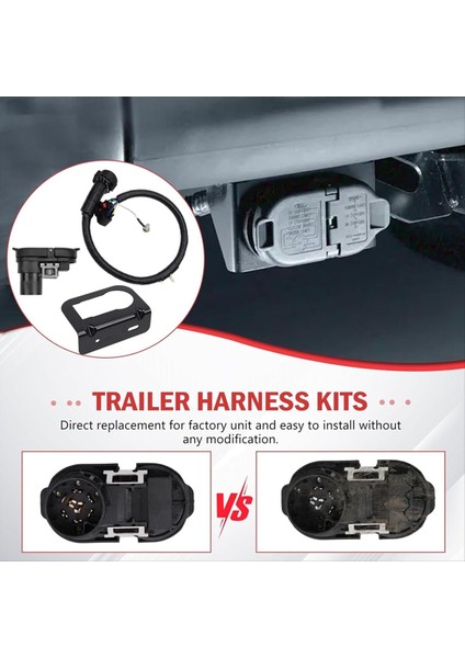 Römork Çekme Kablo Kablo Demeti Konnektör Kiti Ford F-150 2009-2014 4 6l 5 4l 3 5l 3 7l 9L3Z-15A416-A 9L3Z15A416A (Yurt Dışından) indirimleri