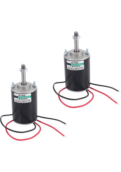 2x XD-3420 30W Yüksek Hızlı Cw/ccw Dıy Jeneratör Için Daken Magnet Dc Motor (Dc 12V 3000RPM) (Yurt Dışından)