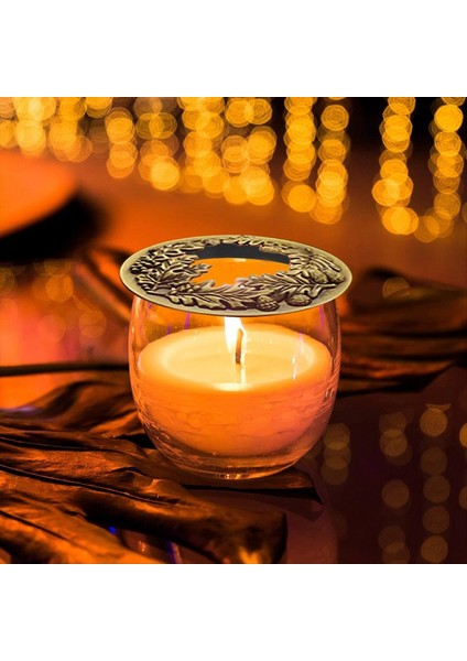 Mum Toppers Kokulu Mumlar Kapağı Kadınlar Için Mum Hediyeleri Kavanoz Mumlarının Eşit Olarak Eritilmesine 7 8cm Bronz (Yurt Dışından) indirimleri