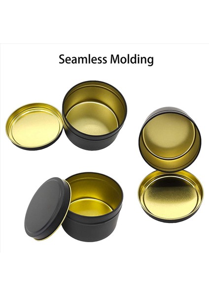 Mum Tenekeleri 144 Parça 4 Oz Metal Mum Kap Mum Sanat ve El Sanatları Kuru Depolama Siyah Yapmak Için (Yurt Dışından) indirimleri