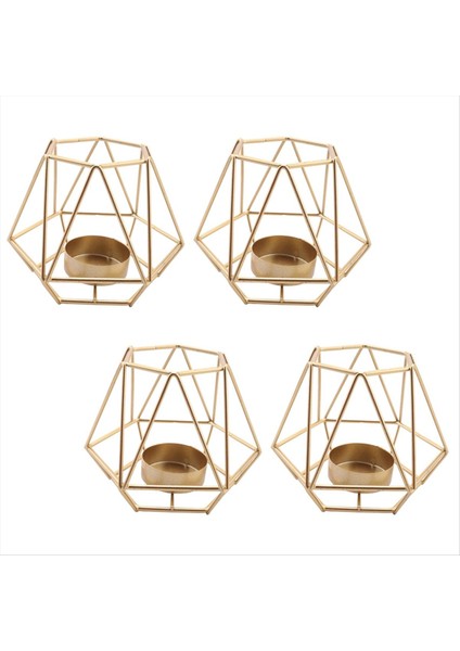 12 Pcs Metal Geometrik Tasarım Çay Işık Adtiv (Yurt Dışından) modelleri