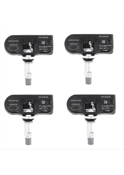 Tpms Lastik Basınç Sensörü 56053030AB 56053030AC 560530AA Mitsubishi Lancer Outlander Sport 2006-2018 Için 56029526AA (Yurt Dışından)