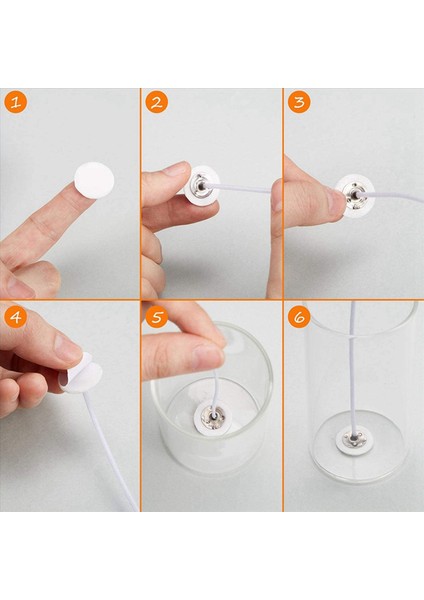 5000 Parça Mum Fitil Çıkartmaları 2 mm Balmumu Çıkartmaları Mum Fitil Tutkal Termal Dirençli Tutkal Sıcak Balmumu (Yurt Dışından) fırsatları