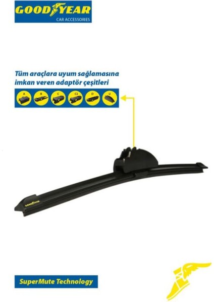 Chrysler Pt Cruiser Cabrio 2009 Model Supermute Silecek Ön Takım 530MM/500MM fırsatları