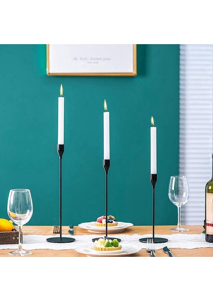 Konik Mum Tutucu Uzun Boylu Şamdan Tutucular Metal Mum Uzun Tutucu Seti Pillar Dekoratif Mum Tutucu (Yurt Dışından) fiyatları