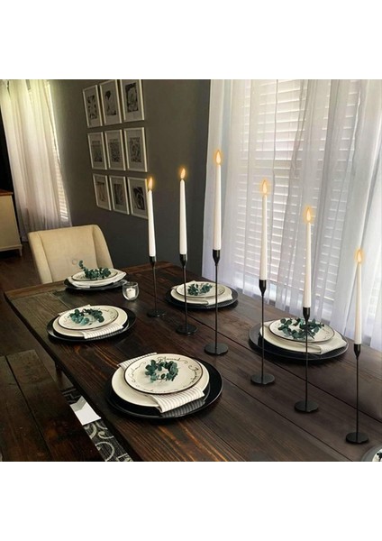 Konik Mum Tutucu Uzun Boylu Şamdan Tutucular Metal Mum Uzun Tutucu Seti Pillar Dekoratif Mum Tutucu (Yurt Dışından) fırsatları