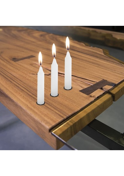 Konik Mumlar Için Mum Tutucular Mum Tutucu Çay Lambaları Mum Ekleme Masa Mumları Mum Tutucu 30 Adet Siyah (Yurt Dışından) indirimleri