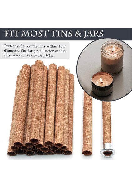 20PCS Ahşap Spiral Mum Fitiller 4x0 32INCH/100X8MM Mum Yapma Standları Doğal Yuvarlak Ahşap Olan Ahşap Fitil Tüp (Yurt Dışından) indirimleri