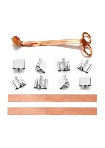 Mumlar Için Ahşap Fitiller Fitil Düzeltme Kesici ile Ahşap Fitiller Ahşap Fitil Mum Yapımı Kit Mum Yapımı Için (Yurt Dışından) modelleri