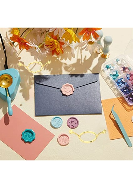 Elektrikli Balmumu Seap Isıtıcı Balmumu Mühür Kiti Balmumu Mühür Kaşığı ve Cımbız Eritme Balmumu Mühür Kiti 2 Balmumu Mühür Kalıp Tapası (Yurt Dışından) modelleri