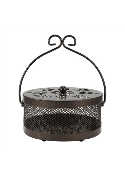 Sivrisinek Tutucusu Sivrisinek Kutusu Retro Taşınabilir Yangın Sandal Ağacı Tütsü Buzağı Kaplı 1 Pc (Yurt Dışından)