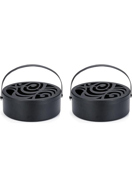 2x Metal Taşınabilir Sivrisinek Tutucusu Ev Sivrisinek Kurtlayıcı Kutu Klasik Tasarım Taşınabilir Sivrisinek Tutucu (Yurt Dışından)