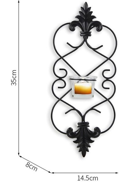 Oturma Odası Şamdan Ev Dekoru Şam Tutucu Ferforje Hotel Katlanabilir Düğün Yatak Odası Anti Retro (Yurt Dışından) fiyatları