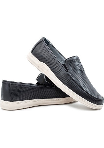 Modero Hakiki Deri Hafif Taban Siyah Erkek Casual Loafer Ayakkabı fırsatları