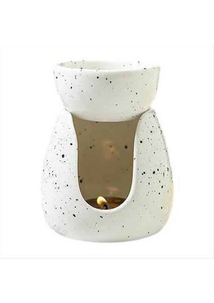 Esansiyel Yağ Brülör Seramik Mum Isıtıcı Brülör Seramik Yağ Difüzör Çay Hafif Tutucu Çay Işık Aromaterapi (Yurt Dışından)