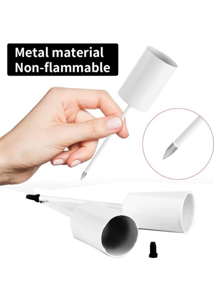 Mum Tutucular Advent Çelenk Mum Çubuklar Advent Çelenk Mum Tutucu Şişli Konik Mumlar 6pcs Beyaz (Yurt Dışından) modelleri