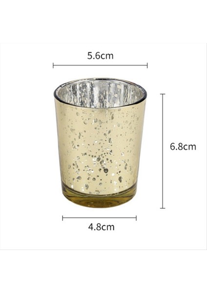 Elektrumanlı Cam Mum Tutucu Düğün Dekorasyonu Batı Gıda Dekorasyonu Avrupa Yıldız Mum Fincan Şamdan B (Yurt Dışından) indirimleri