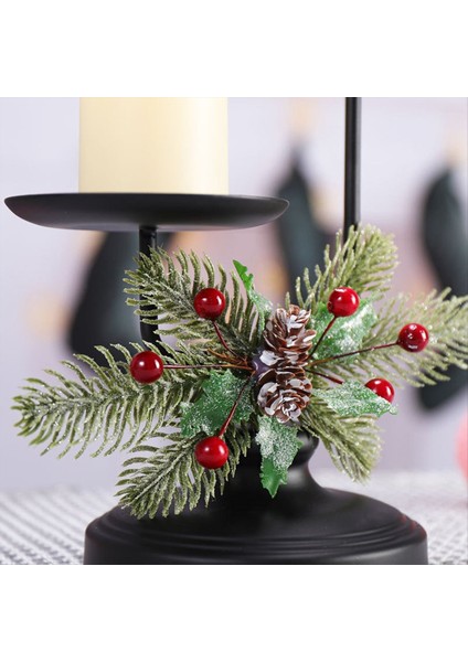 Amerikan Noel Dekoratif Şamdan Demir Yemek Masa Süsleri Hediye Şamdan (Yurt Dışından) fiyatları