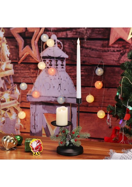 Amerikan Noel Dekoratif Şamdan Demir Yemek Masa Süsleri Hediye Şamdan (Yurt Dışından) fırsatları