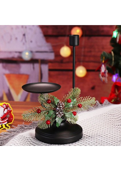 Amerikan Noel Dekoratif Şamdan Demir Yemek Masa Süsleri Hediye Şamdan (Yurt Dışından) indirimleri