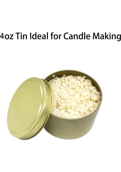 Mum Tenekeleri 48 Parça 4 Oz Metal Mum Kap Mum Sanat ve El Sanatları Kuru Depolama Altın Yapmak Için (Yurt Dışından) fırsatları