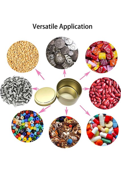 Mum Tenekeleri 48 Parça 4 Oz Metal Mum Kap Mum Sanat ve El Sanatları Kuru Depolama Altın Yapmak Için (Yurt Dışından) indirimleri